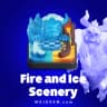 آفر منظره Fire and Ice Scenery کلش اف کلنز (Clash of Clans)