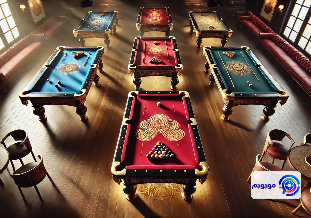 معرفی بهترین میزها و چوبها در بازی 8 Ball Pool